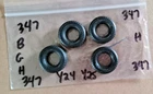 Four (4) Very Nice tires  for your model car/pickup 1/24/25 scale # 347