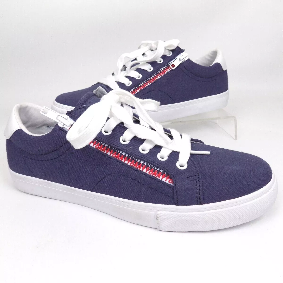 Tommy hilfiger mens canvas clearance shoes
