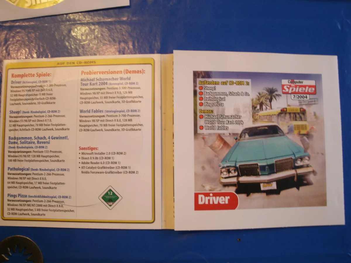 Driver CD1 / Sheep CD2 - Computer Bild Spiele Ausgabe 4/2007 | EBay