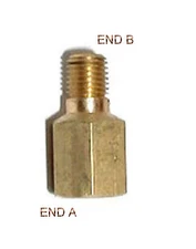 1/8” Female BSPT R to Male BSP G Coupling Brass Pipe Fitting Gauge Adapter TP-8N