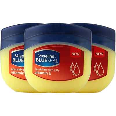 Vaseline Blue Seal Nourishing Skin Jelly Vitamin E 1.7oz (50ml) - Pack of 3