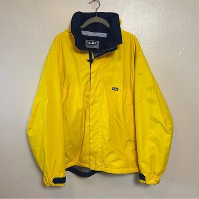 Gill Men's Jacket Coast-Lite IN2J Breathable Sailing Boating Yellow Navy Blue L