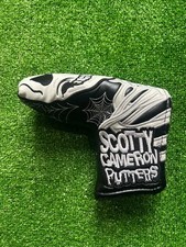 Scotty Cameron 2017 Halloween Knock 'Em Dead Putter Headcover Gold Skull