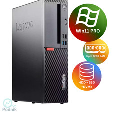 Lenovo ThinkCentre M710s SFF i5-7400 Desktop Windows 10/11 Pro SSD/HDD/NVMe