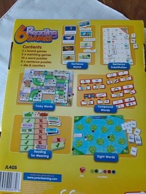 6 Phonemic Awareness WORD GAMES  Junior Learning compounds, senences, meaning et