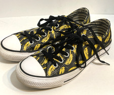 Converse Chuck Taylor All Star Bananas Black Yellow Banana Print Woman 7 Men  s 5