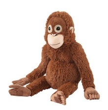 IKEA DSCHUNGELSKOG Orang-Utan Stofftier wie Punch Comfort Affe ca. 60 cm NEU
