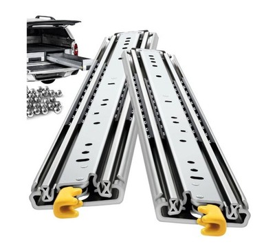 VAGUDE Drawer Slides Full Extension Ball Bearing Rails Rail Tool Box Runner-W:76