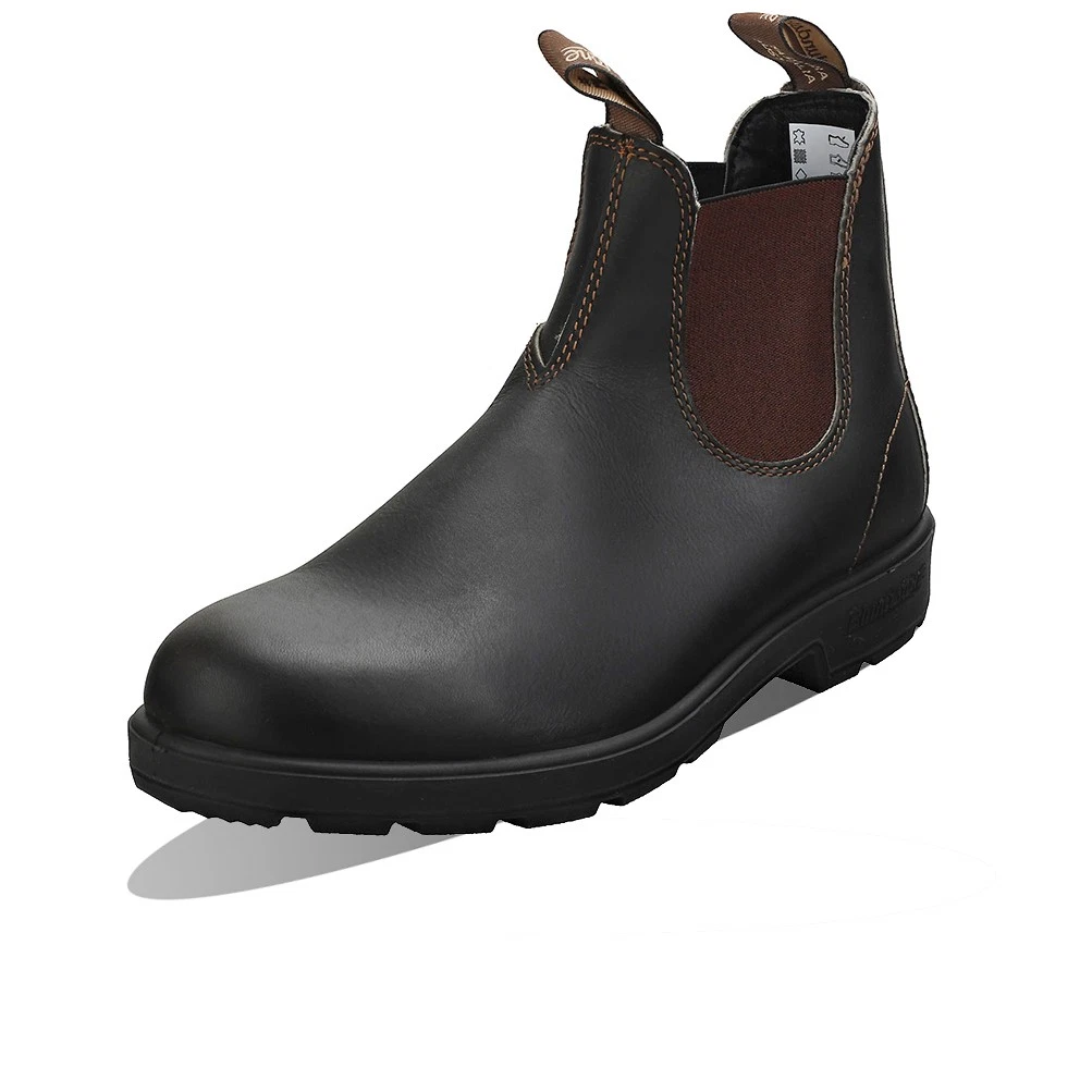 CAMEL CROWN Scarponi da trekking da uomo, in vera pelle, Caffè/Nero, 44.5 EU