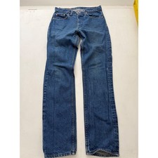 Vintage Levis 505 Regular Fit Jeans Mens 31x33 Blue Denim Made in USA Straight