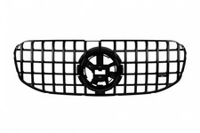Black lacquer GT type grille suitable for Mercedes GLS X167 2020-2023 with ca... Black lacquer GT type grille suitable for Mercedes GLS X167 2020-2023 with ca...