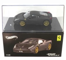 1/43 Ferrari 458 Speciale Matte Black BLY47 Authentic Used