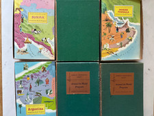 3 Boxes of 14 Vintage American Geographical Society  Around the World  Booklets