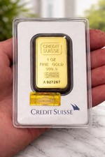 Credit Suisse 1 oz Gold Bar 999.9 Fine Bullion