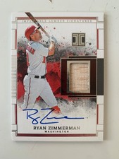 2025 Panini Impeccable bat auto RYAN ZIMMERMAN #ed 56/78! Washington Nationals