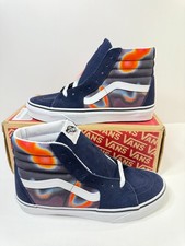 0946 Vans Mens SK8 Hi Top Blue/Multi-US 6.5 Mens, 8 Womens