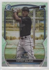 2023 Bowman Chrome Prospects Lunar Glow Refractor Yoffry Solano #BCP-72 4z8