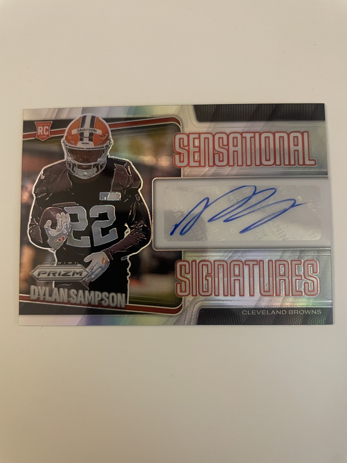 Dylan Sampson 2025 Panini Prizm Sensational Signatures #SEN-DSN Silver #/149