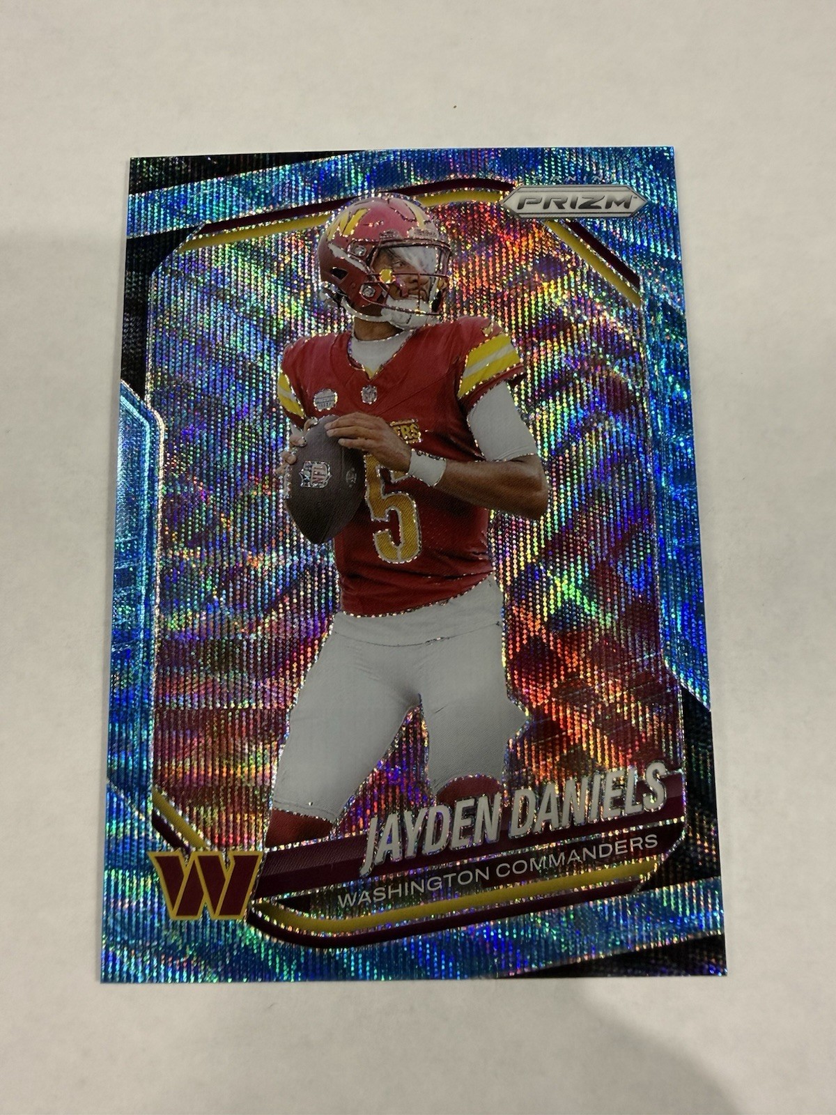 2025 Panini Prizm - Jayden Daniels #278 Blue Wave Prizm #/230
