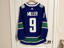 Authentic Adidas Vancouver Canucks J.T. Miller Jersey Size 44 XS