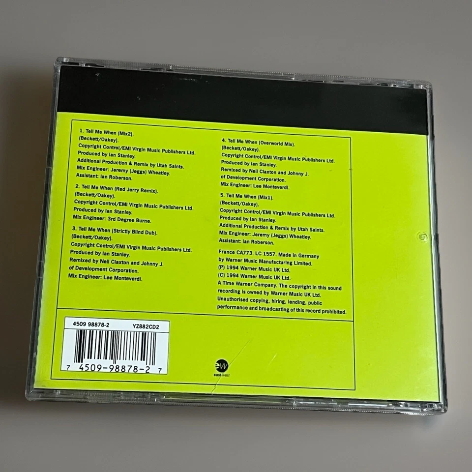 HUMAN LEAGUE - Tell Me When - 1994 UK 5-track remix CD single - Image 2 of 4