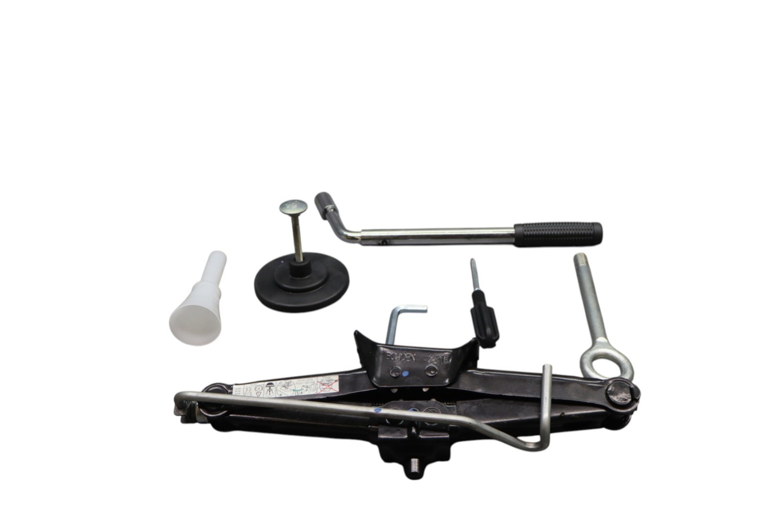 14-19 Maserati Ghibli Rear Lower Trunk Emergency Spare Tire Jack Tool Kit OEM