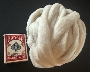 4.8oz Romeldale CVM Wool Natural Undyed Hand Spinning Fiber X42