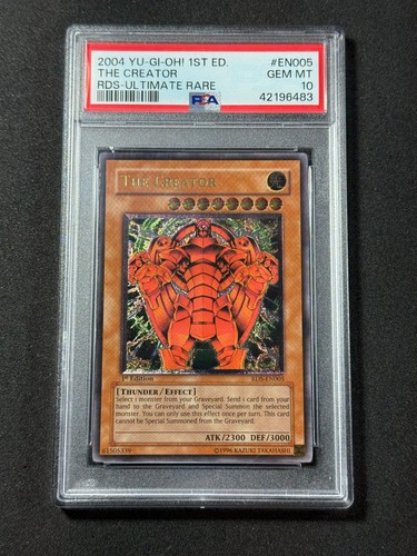 Yugioh PSA 10 The Creator RDS-EN005 1st Edition Ultimate Rare