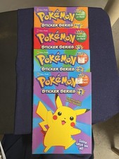 Pokemon Sticker Series 1,2,3,4 Book by Golden Books 
