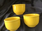 3 FIESTA CHILI BOWLS YELLOW HOMER LAUGHLIN never used! EXCELLENT!