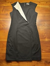 Calvin Klein Women’s Black Sleeveless Career Office Sheeth Dress Sz 8