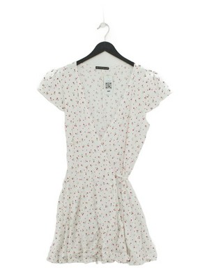 Brandy Melville Wickel-Minikleid One Size in weiß
