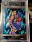 2016-17 Spectra steph Stephen Curry neon blue PRIZM / 60 BGS 8.5 NM-MT + 🏀