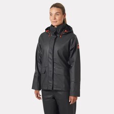 Image of Helly Hansen Womens luna rain jacket #70286 990 Black *EL232