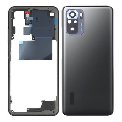 OEM Middle Frame+Battery Cover+Camera Lens For Xiaomi Redmi Note 10 4G/ Note 10S