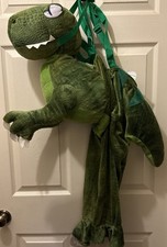 Kids Ride On Step In To T-Rex Green Dinosaur Costume Size 3-4T