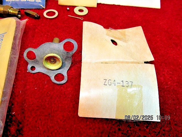 KIT DE CARBURADOR HUMBER HAWK ZENITH 36W1A 1956-1959 (inglés) con junta de brida Foto 4 de 4