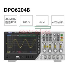 Hantek DPO6204B 200MHz 4-Channel Multifunctional Oscilloscope 1GSa/s Sampling