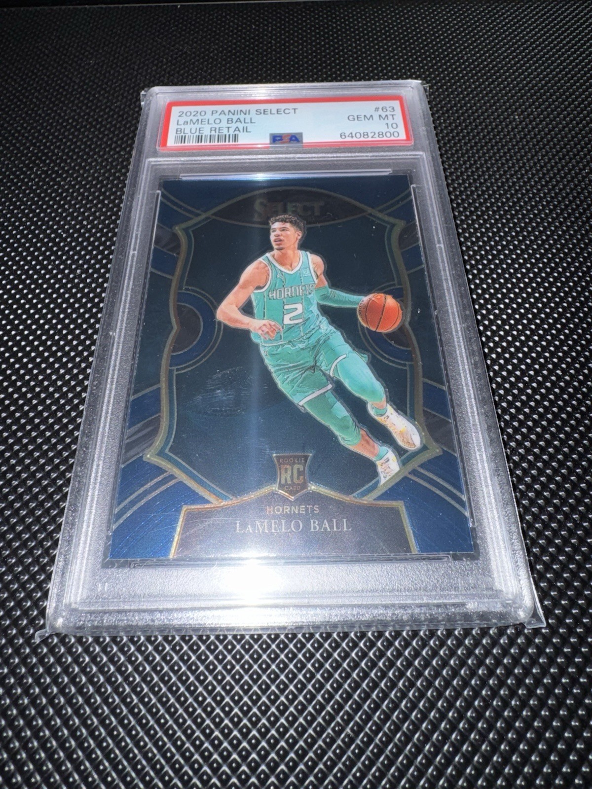2020 Panini PANINI SELECT BLUE PRIZM #63 Lamelo Ball front