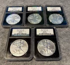 2012 American Silver Eagle Early Releases NGC MS70 25th Anniversary