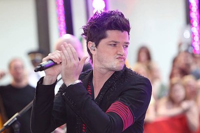 Singer Danny O'Donoghue of The Script performs on NBC's Today in R- Old Photo 4