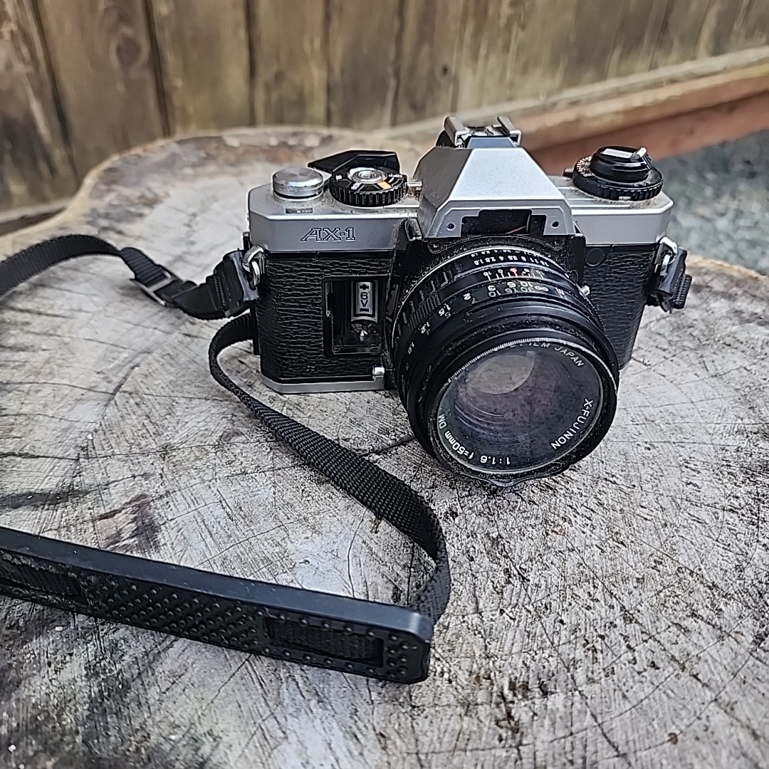 Fuji Fujica AX-1 Film camera X-Fujinon 50mm F 50mm Dm Lens / JPN