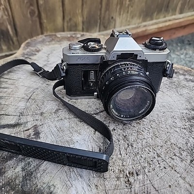 FUJICA AX-1 シルバー X-FUJINON 50mm F/1.9 FM FUJICA AX-1 シルバー X-FUJINON 50mm F/1.9 FM フィルムカメラ