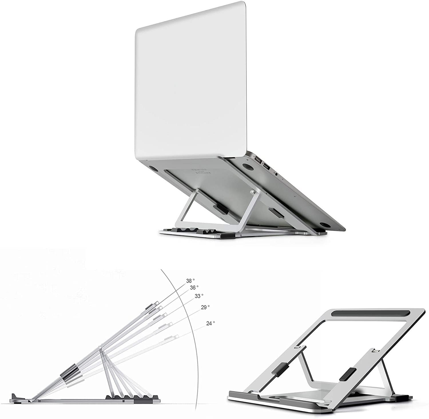 Lightweight Adjustable Anti-Slip Portable Folding Laptop Stand