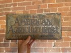 Vintage 1946 American Agriculturist Member Protective Service Sign - Weathered — photo 5