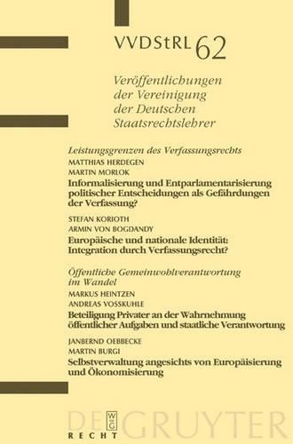 Matthias Herdeg Leistungsgrenzen des Verfassungsrechts. Öffentliche G (Hardback)