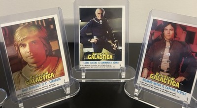 Universal City Studios 1978 Battlestar Galactica Complete Set (132) w/ 4Stickers