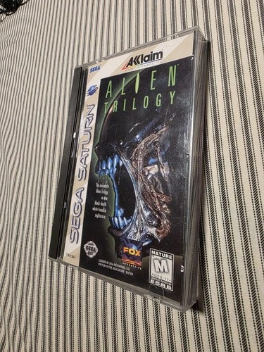 Acclaim Alien Trilogy Sega Saturn Shooter Action 1996 NTSC-U/C Manual Included