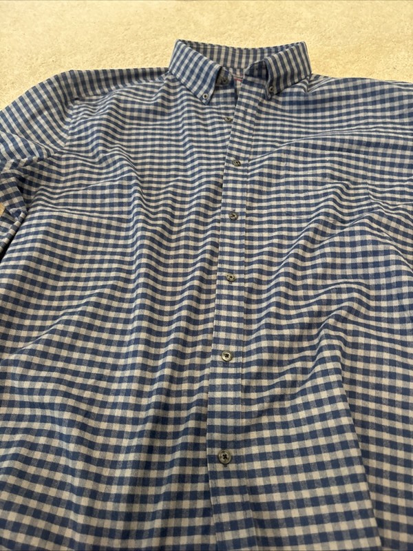 Mens UNTUCKit Long Sleeve Shirt,  Size XXXL, Relaxed Fit