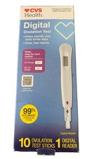CVS Digital Ovulation Test Kit 10 Test Sticks 1 Digital Reader New Sealed